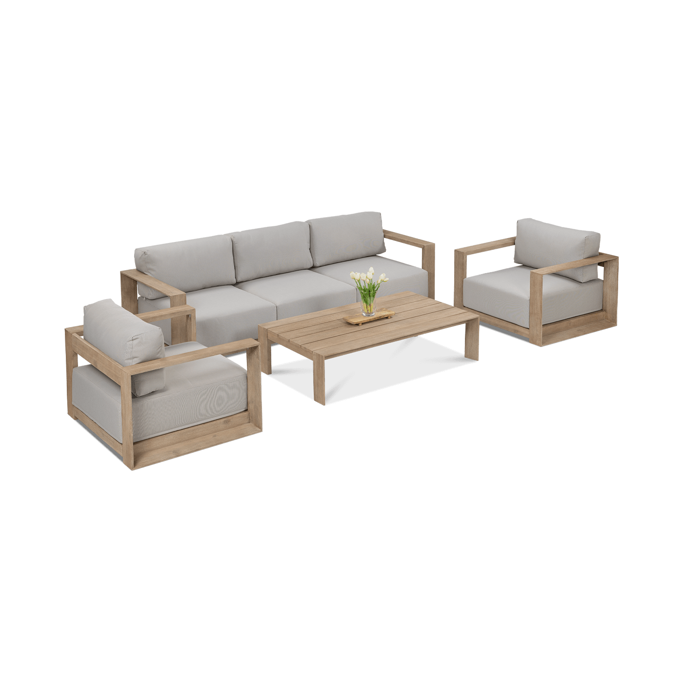 Sofa, fotele i stolik kawowy z zestawu Royal Caffe od firmy Furrore