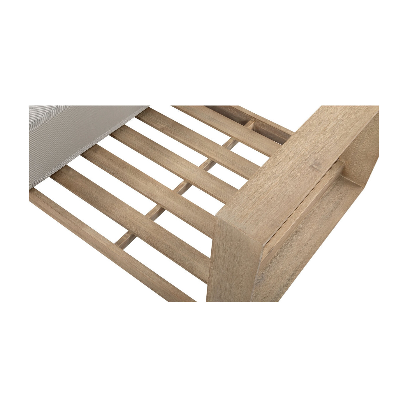 konstrukcja z drewna akacjowego trzyosobowej soft