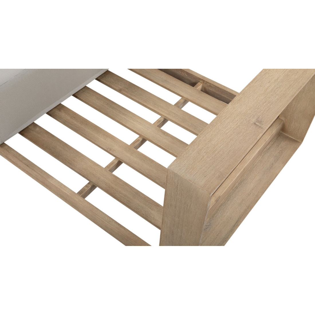 konstrukcja z drewna akacjowego trzyosobowej soft