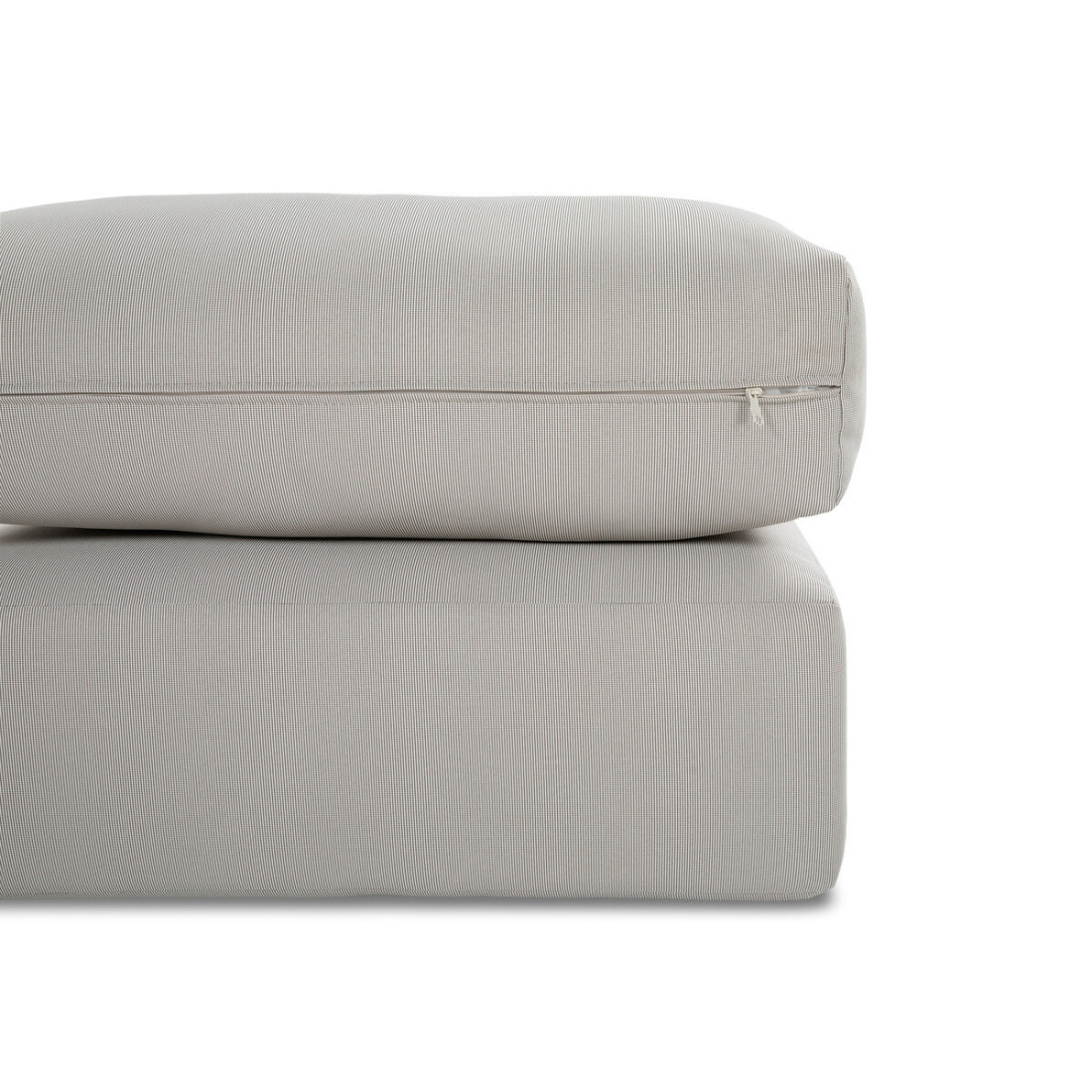 szare grube poduszki z zamkiem błyskawicznym z zestawu royal caffe