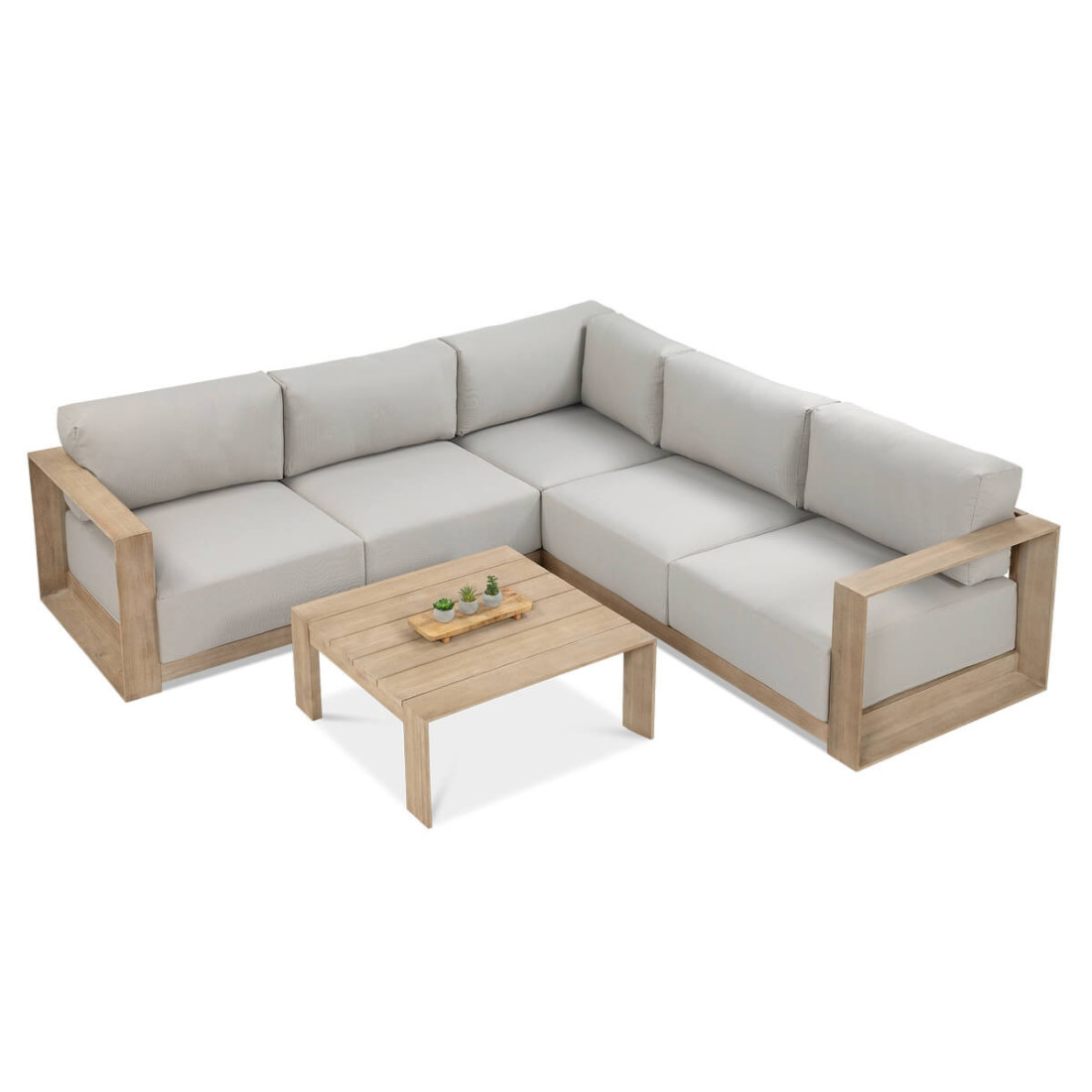 Narożnik ogrodowy drewniany wypoczynkowy ROYAL Caffe - Furrore