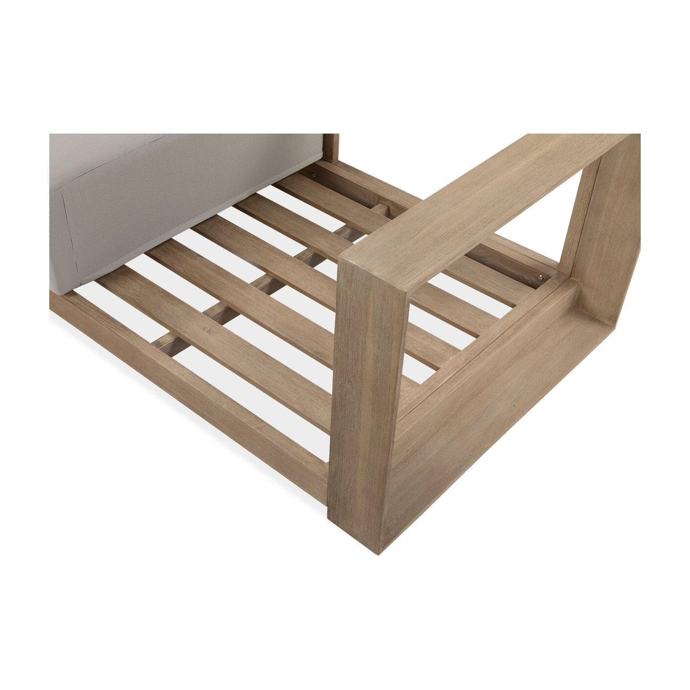 stelaż z drewna akacjowego narożnika royal caffe