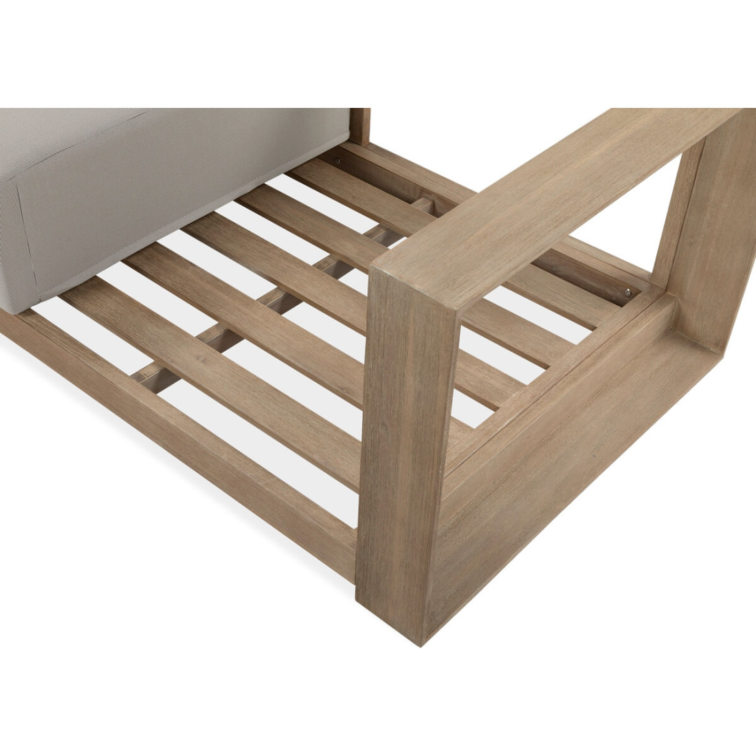 stelaż z drewna akacjowego narożnika royal caffe