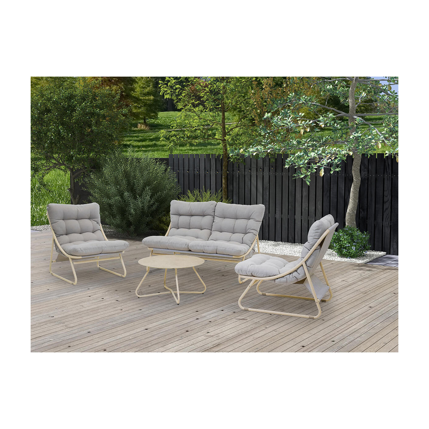 Aranżacja mebli na tarasie ogrodowym