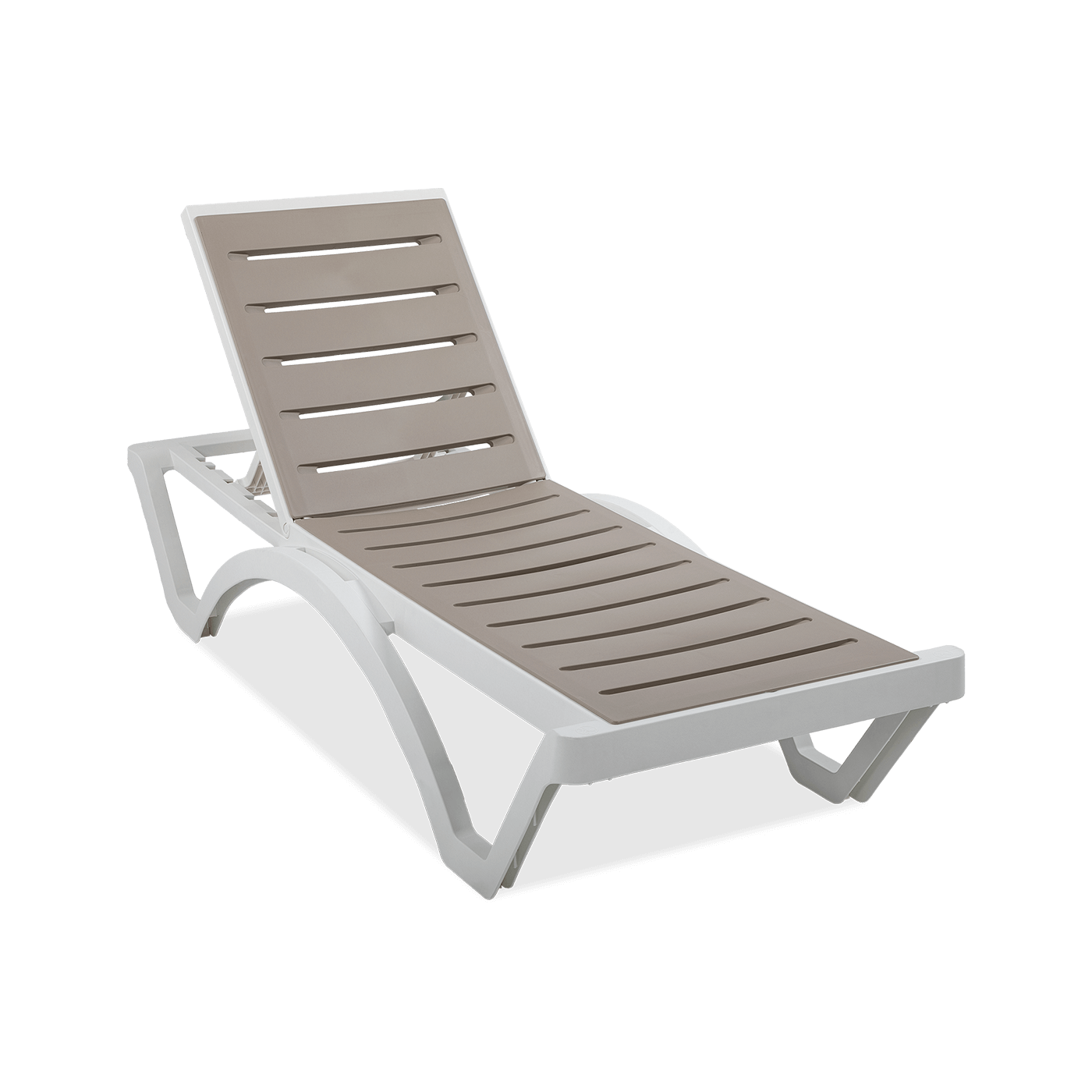 Leżak ogrodowy LOMBOK wykonany z wytrzymałego polipropylenu