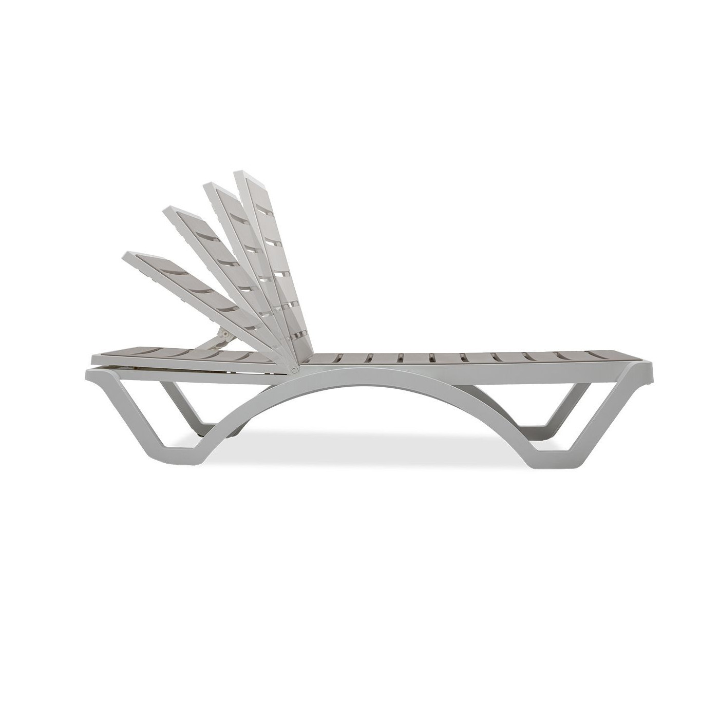 Możliwe opcje regulacji oparcia w leżaku lombok