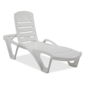 Leżak ogrodowy MONOBLOCK wykonany z wytrzymałego polipropylenu