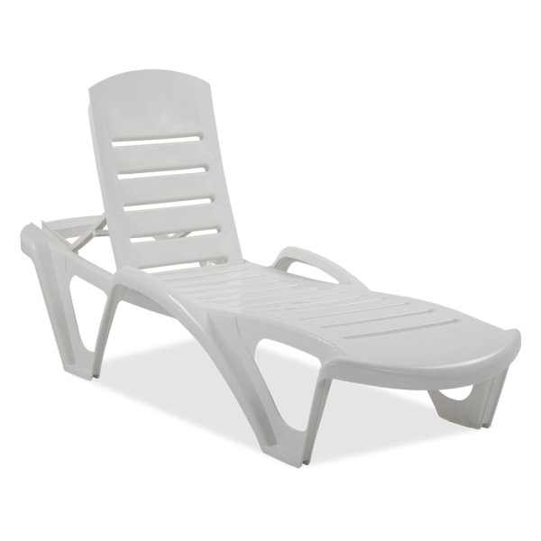 Leżak ogrodowy MONOBLOCK wykonany z wytrzymałego polipropylenu