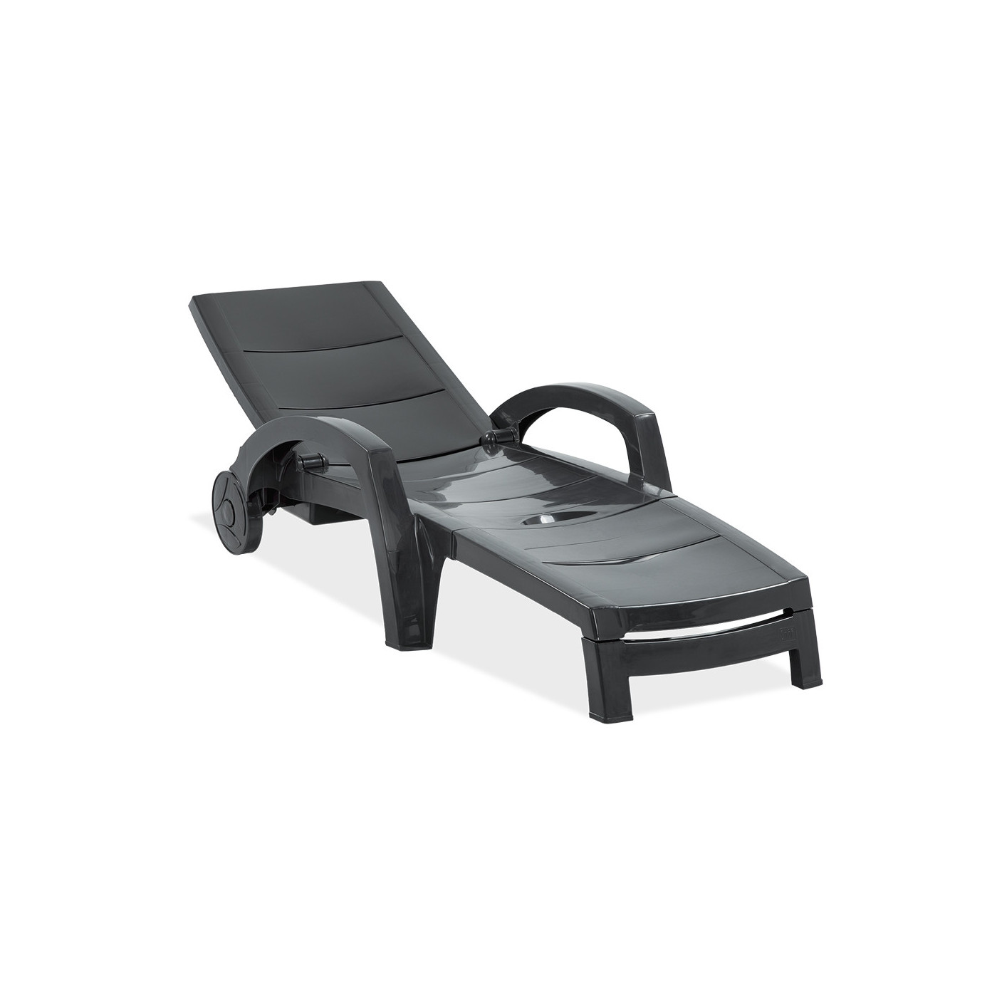 leżak ogrodowy ocean z oparciem w  pozycji pół-leżącej