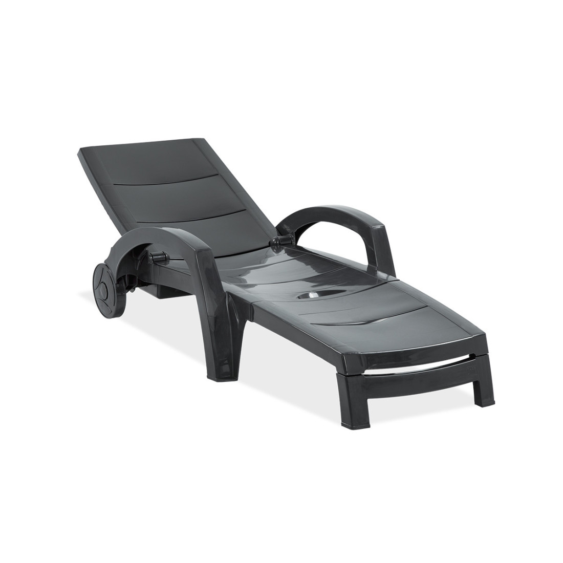 leżak ogrodowy ocean z oparciem w  pozycji pół-leżącej