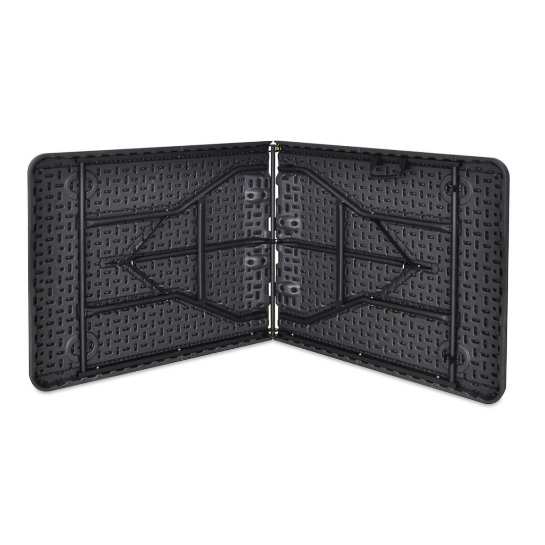 Widok na spód blatu i ukryte nogi