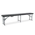 Stabilna ławka w grafitowym kolorze do użytku prywatnego i komercyjnego