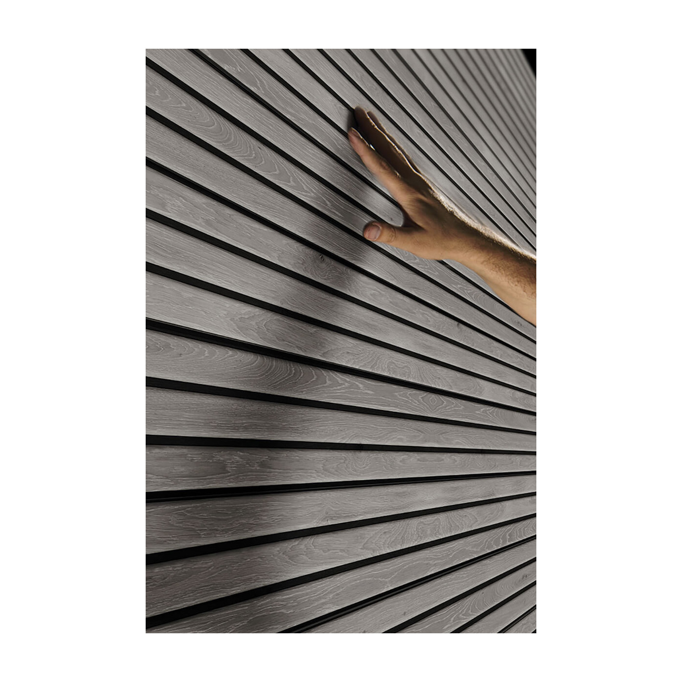 Struktura narzędziowni przypominająca drewno