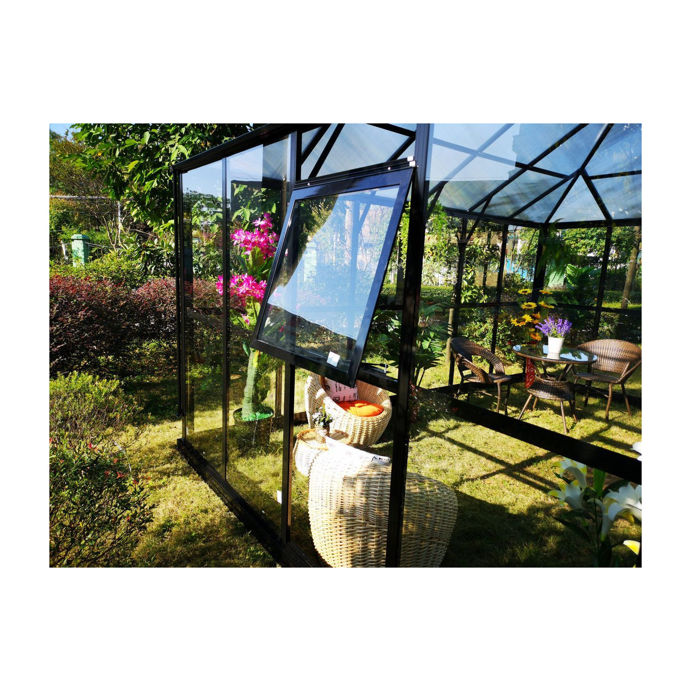 BROADWAY 436x295 OGRÓD ZIMOWY (SOLID PC+GLASS) BLACK