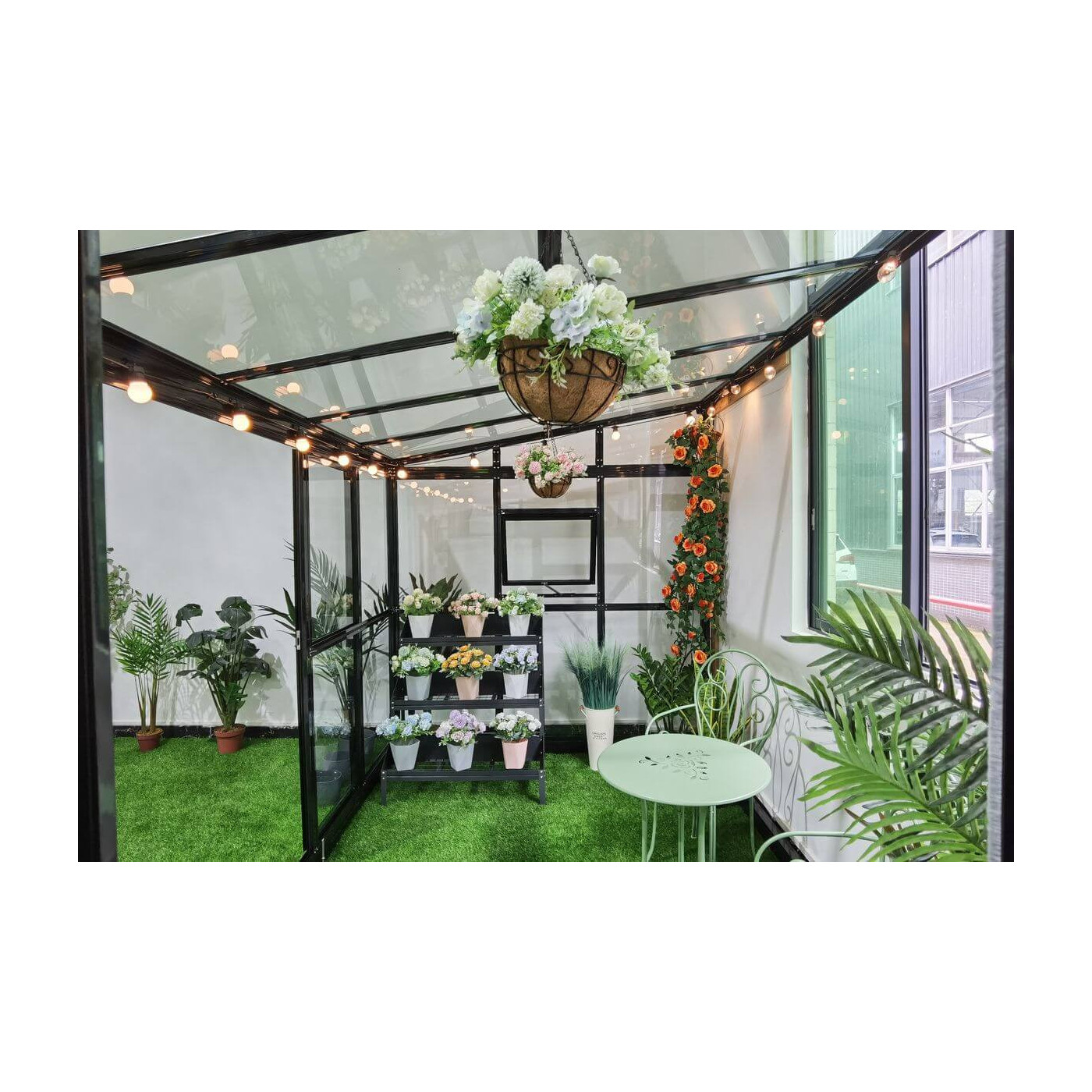 Aranżacja w ogrodzie zimowym  SOHO 505x290cm PC, Glass Gutroof 