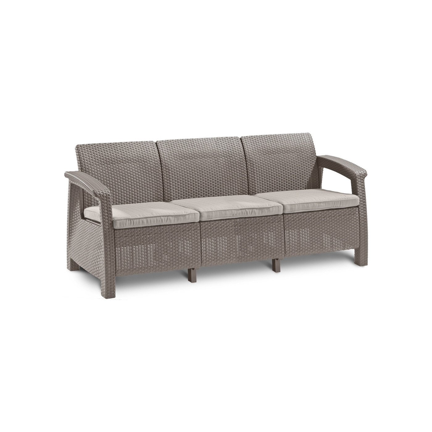 CORFU SOFA MAX/LYON CAPPUCCINO SET