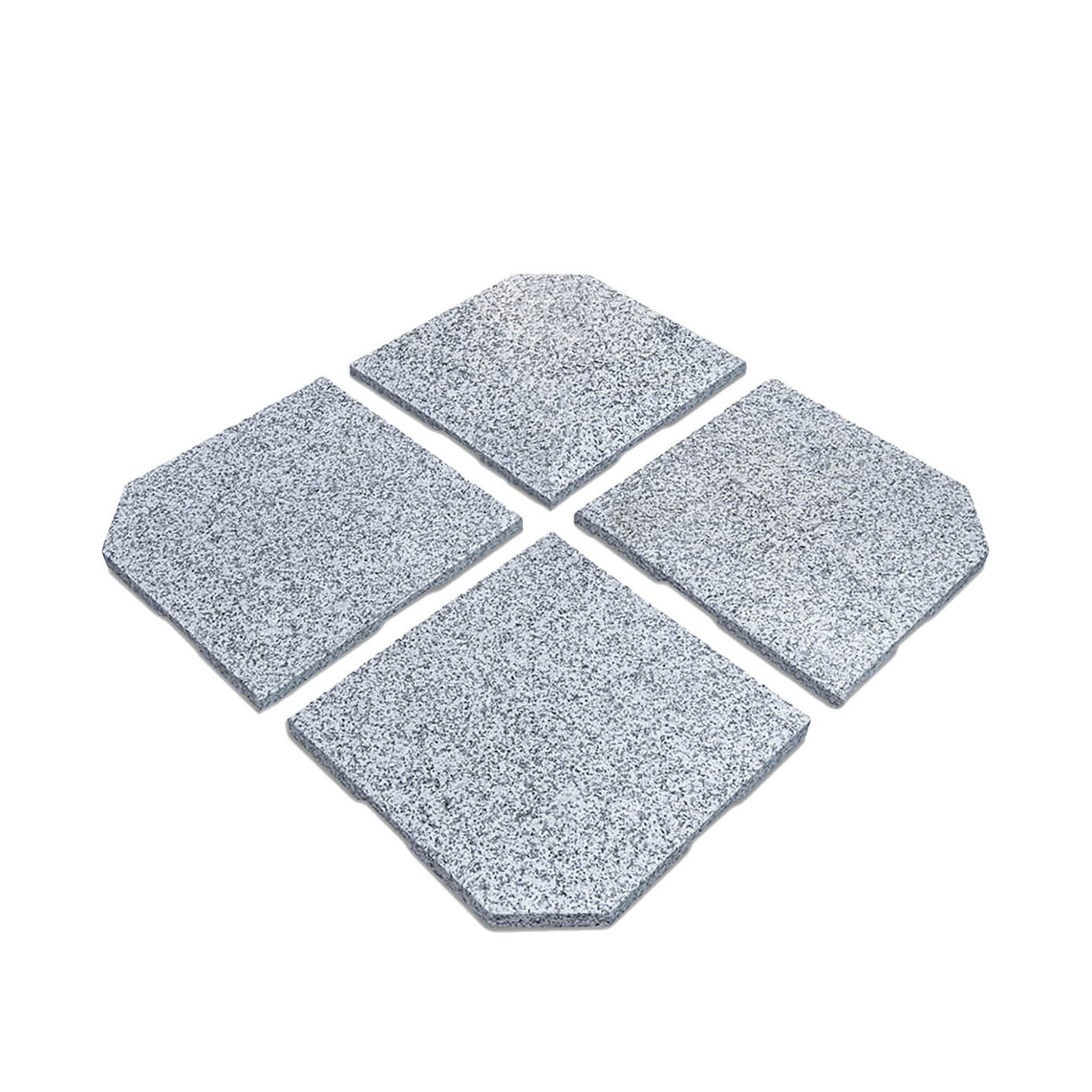 25KG GRANITE BASE FOR SIDE PARASOL SET OF 4 PCS.