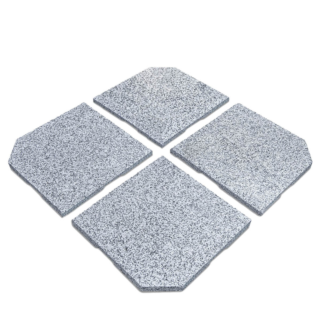 25KG GRANITE BASE FOR SIDE PARASOL SET OF 4 PCS.