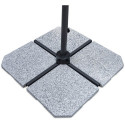 25KG GRANITE BASE FOR SIDE PARASOL SET OF 4 PCS.