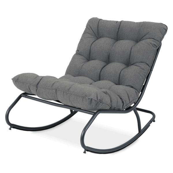 AGAVA ROCKING CHAIR DARK GREY