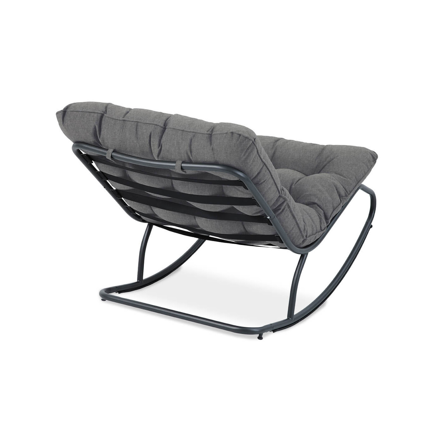 ciemno szary fotel agava