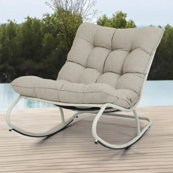 Fotel bujany Agava Light Beige Focus Garden