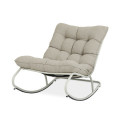 fotel bujany agava w kolorze jasno beżowym