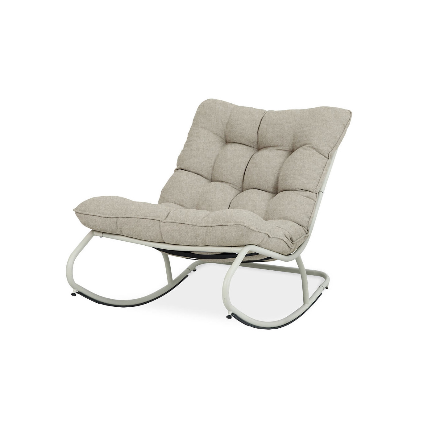 fotel bujany agava w kolorze jasno beżowym