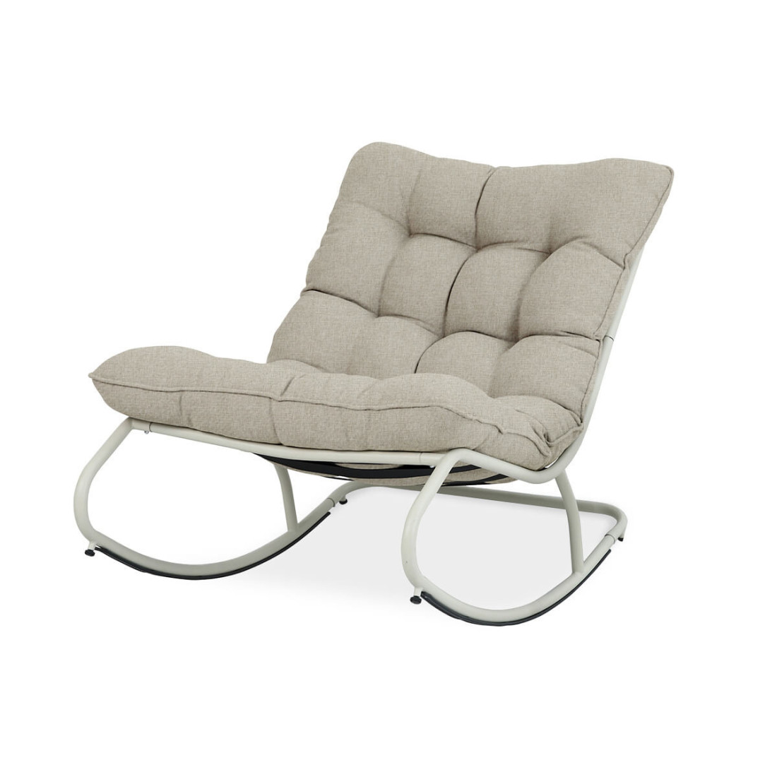 fotel bujany agava w kolorze jasno beżowym