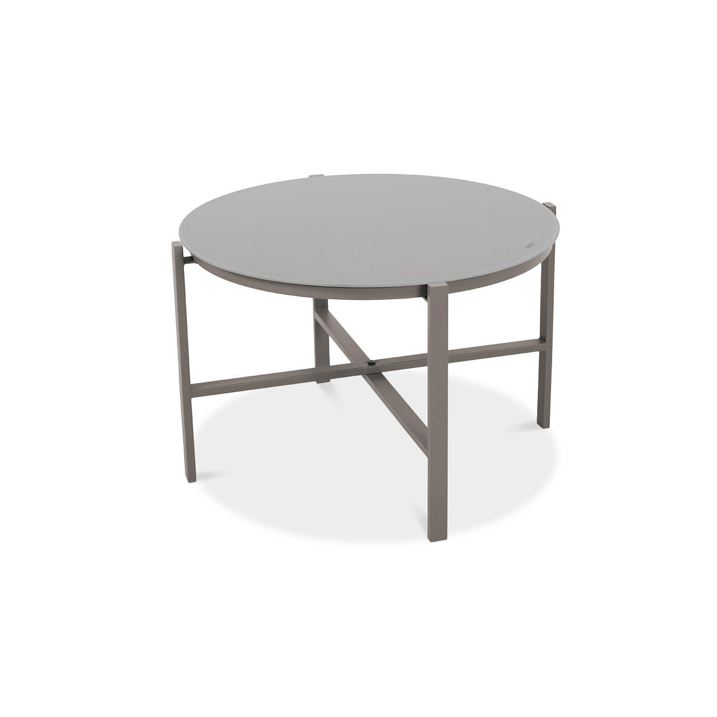 okrągły stolik kawowy z zestawu mango