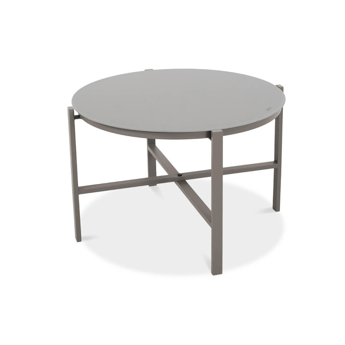 okrągły stolik kawowy z zestawu mango