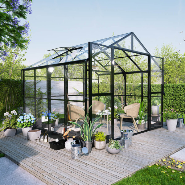 Solid PCminiature Garden Greenhouse