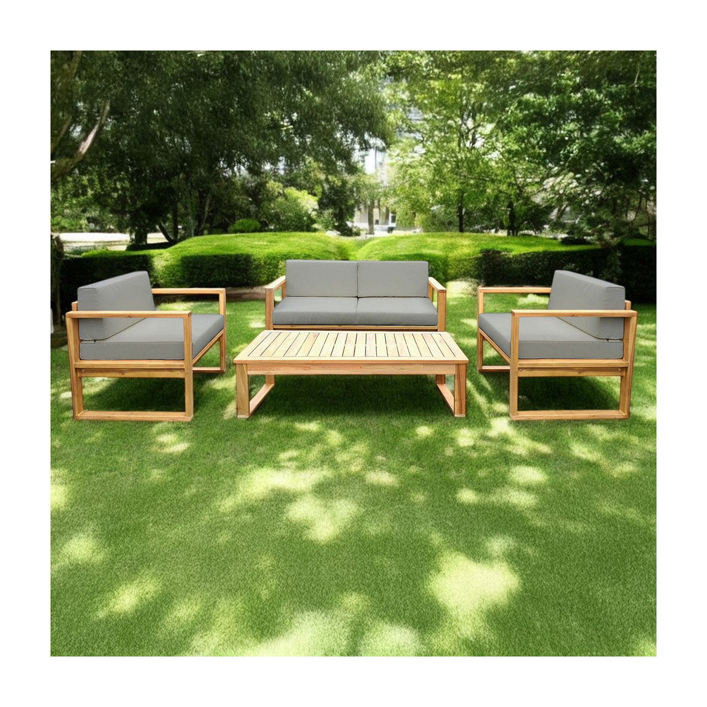 DALI CAFFE ZESTAW ACACIA WOOD