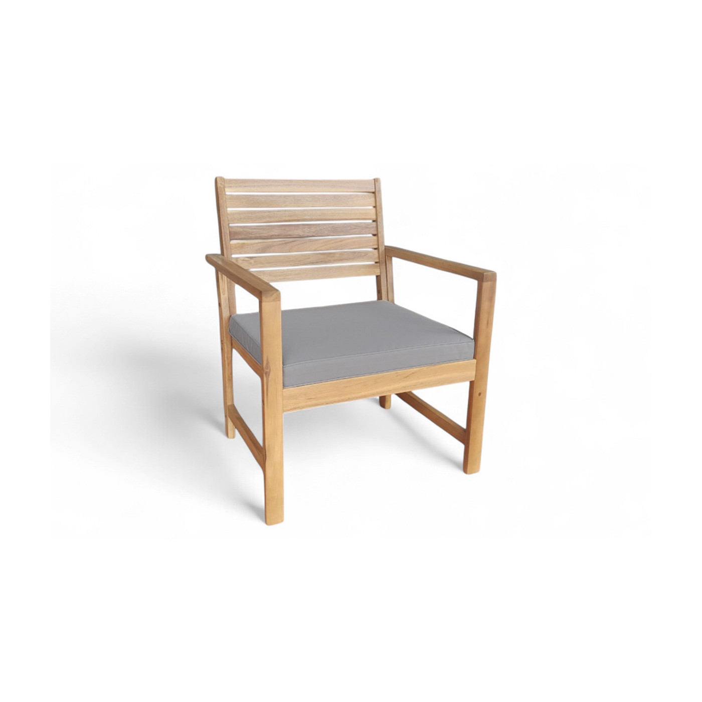 krzesło z drewna akacjowego z zestawu otto caffe