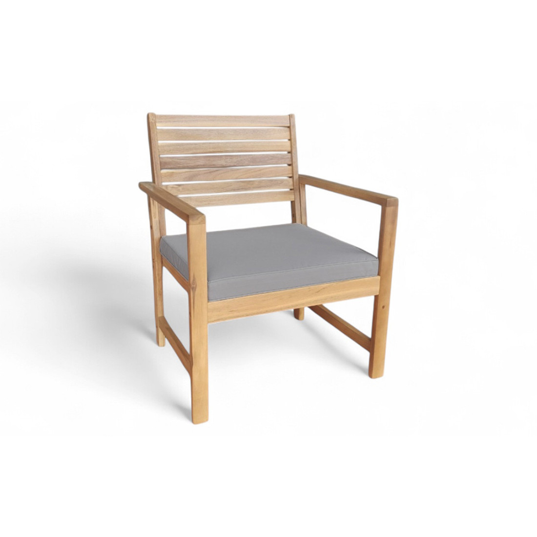 krzesło z drewna akacjowego z zestawu otto caffe