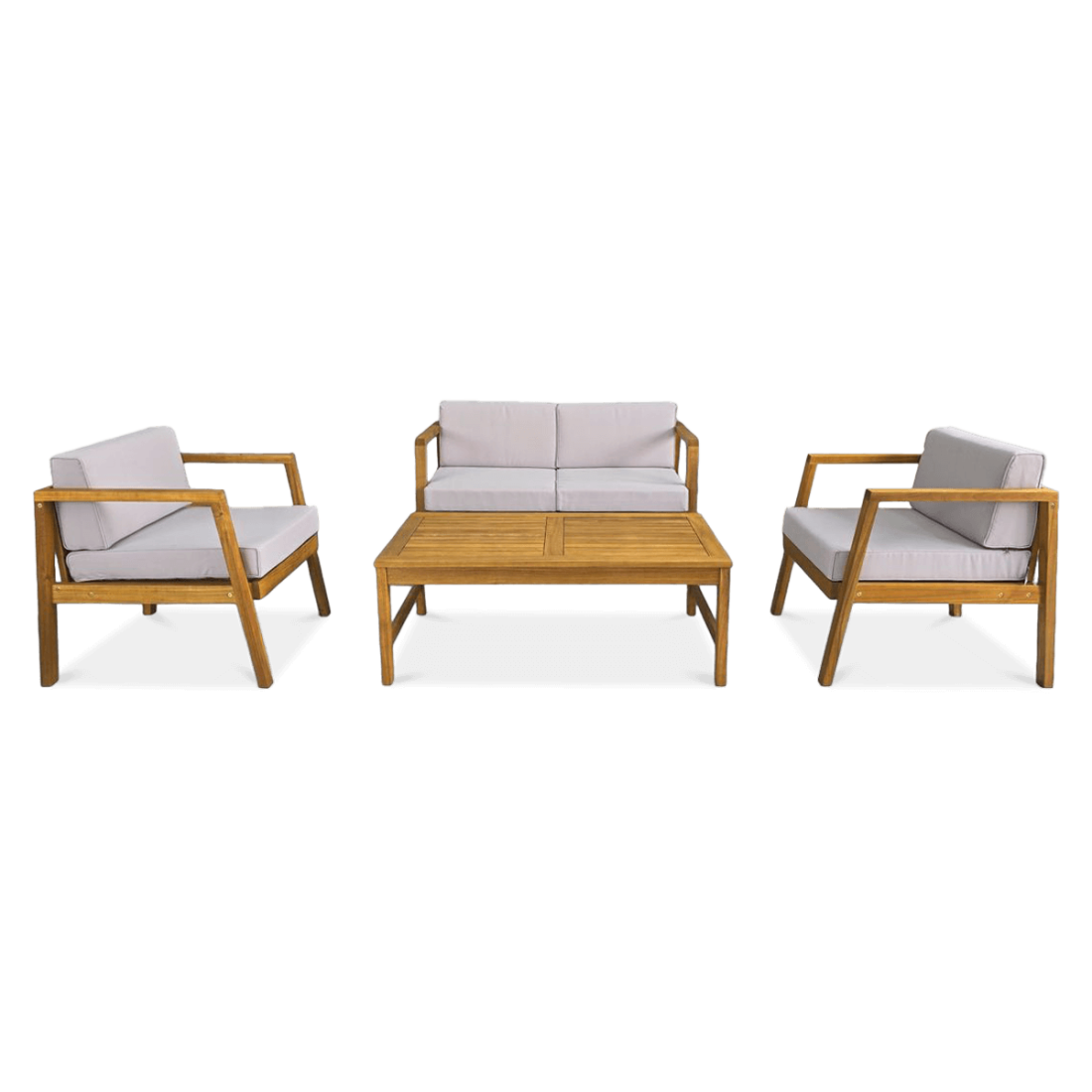 Zestaw mebli wypoczynkowych Malmo Caffe Acacia Wood