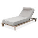 Leżak ogrodowy z poduszką MAGELLAN Wood Look - Furrore