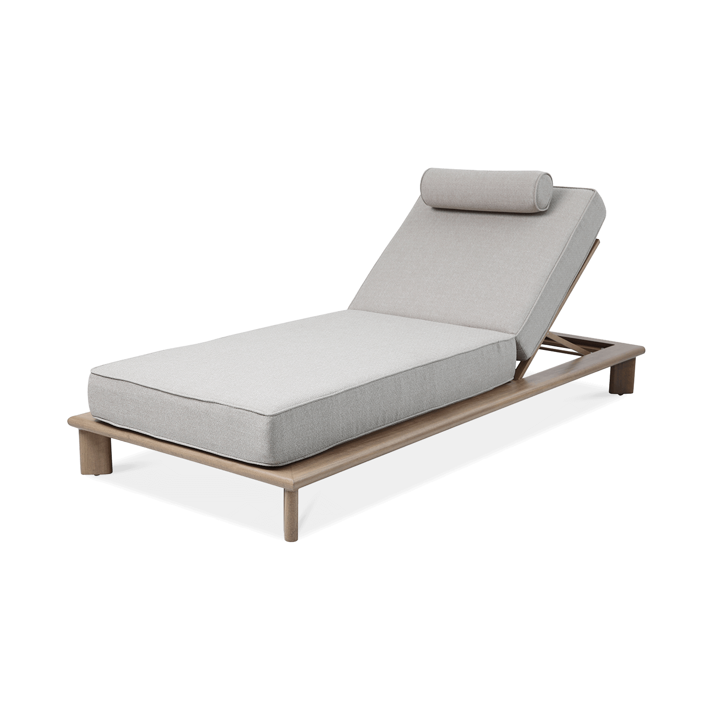 Leżak ogrodowy z poduszką MAGELLAN Wood Look - Furrore