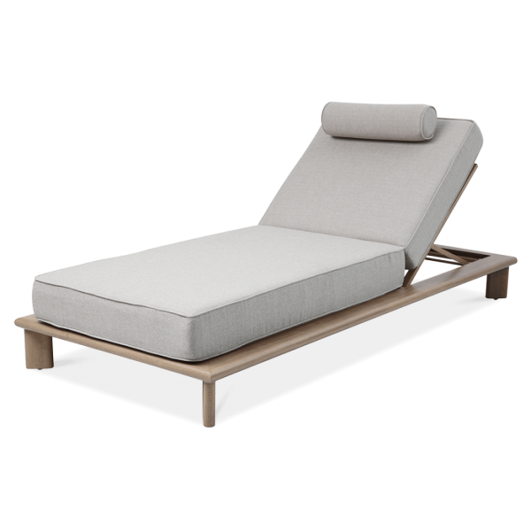 Leżak ogrodowy z poduszką MAGELLAN Wood Look - Furrore