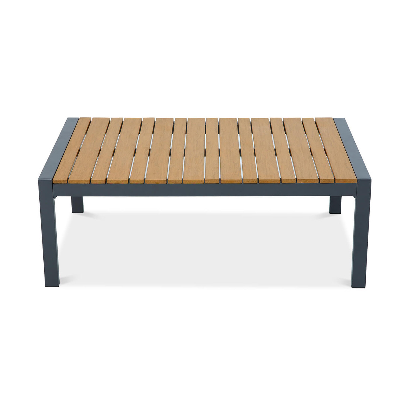 stolik z zestawu edison z blatem na wzór polywood