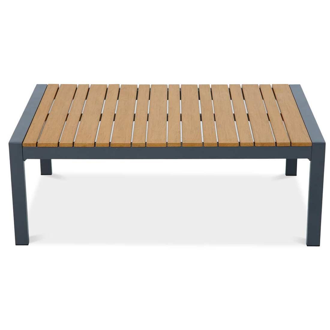 stolik z zestawu edison z blatem na wzór polywood