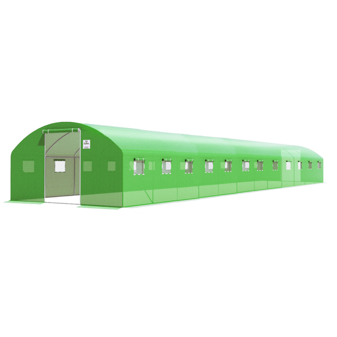 zielony tunel na pomidory w wymiarze 4x12x2 - 12 sekcji