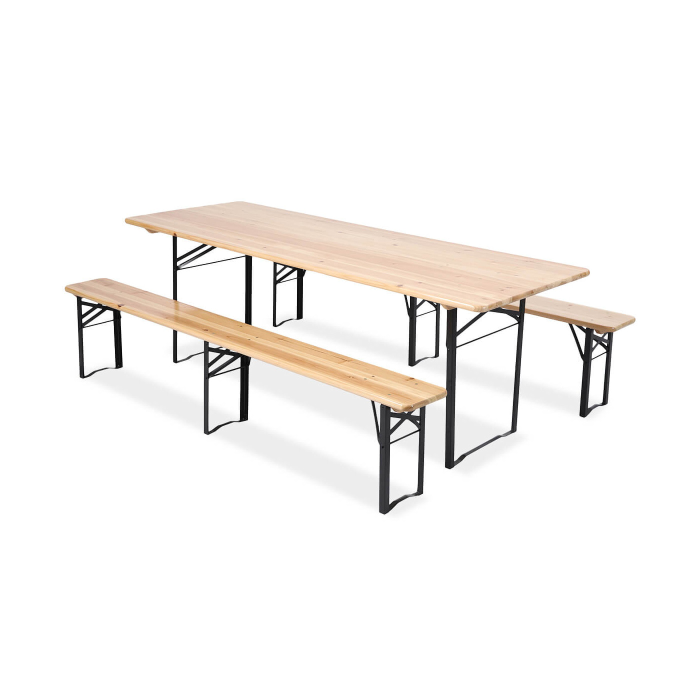 FOLDABLE DINING SET (TABLE + 2 BENCHES)