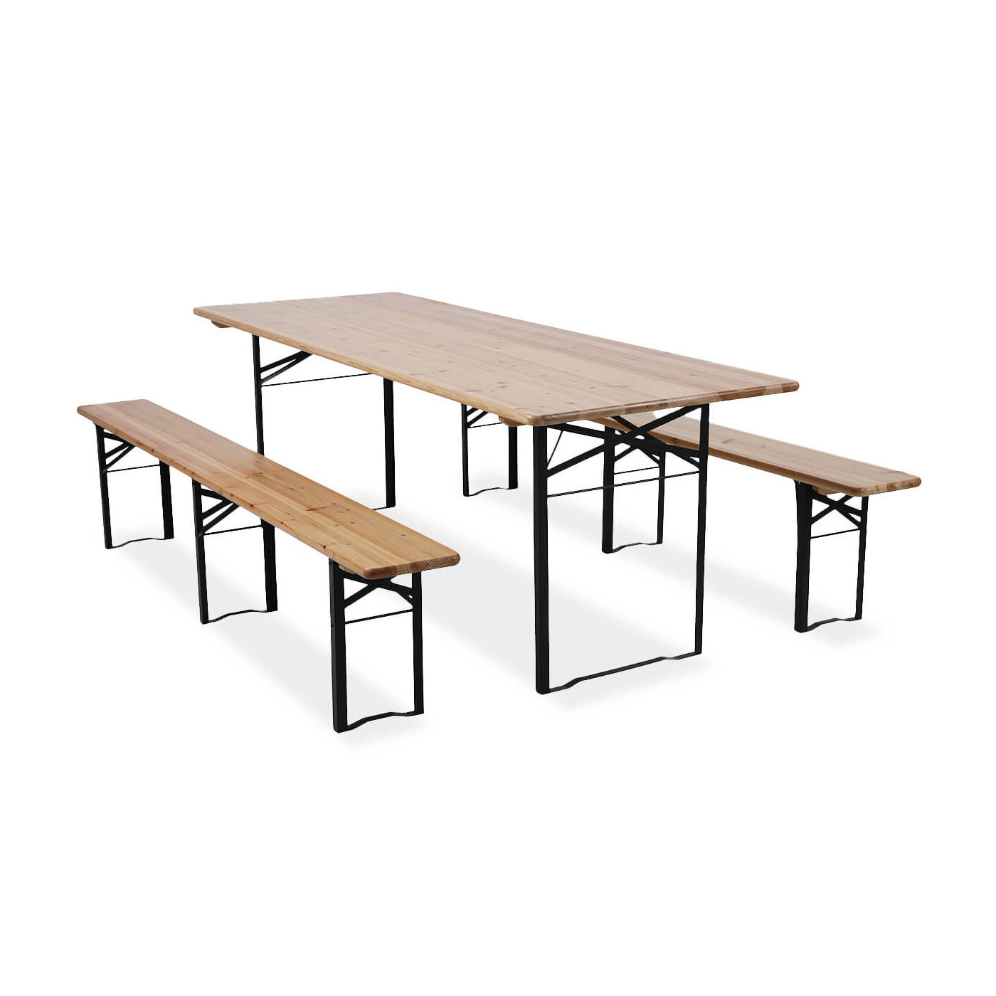 Aranżacja na ogrodzie składanego zestawu piwnego 