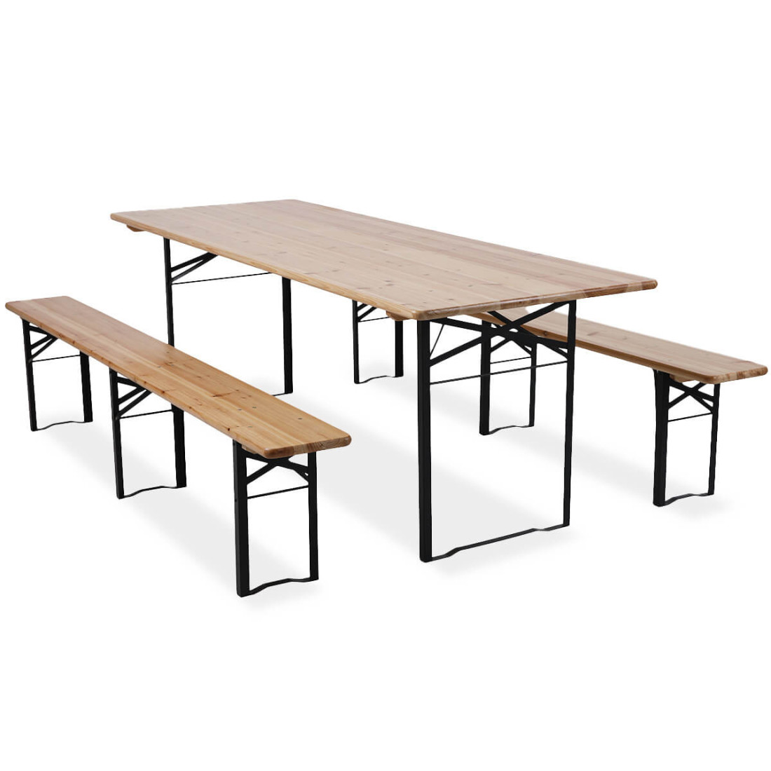 Aranżacja na ogrodzie składanego zestawu piwnego 