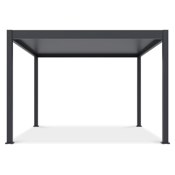 Pergola na taras Deluxe Automatic 3,6x4 z LED, Anthracite Gutroof