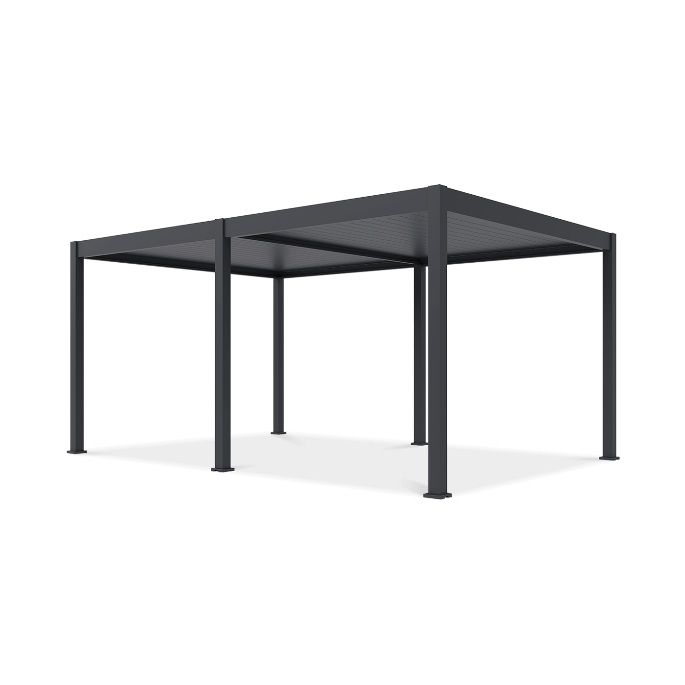 Pergola ogrodowa Deluxe Automatic LED 3,6x5,3 m antracytowa