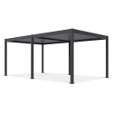 Pergola tarasowa DELUXE Automatic + LED 3,6x6 Anthracite - Gutroof