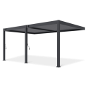 Pergola Przyścienna Deluxe Wall 3,6x5,3 m Anthracite GutRoof
