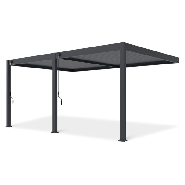 Pergola Przyścienna Deluxe Wall 3,6x5,3 m Anthracite GutRoof